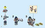 Istruzioni per la Costruzione - LEGO - NEXO KNIGHTS - 70321 - La Macchina d'assedio del generale Magmar!: Page 4