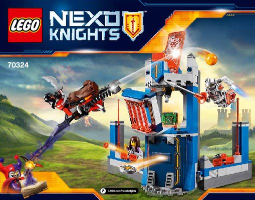 Istruzioni per la Costruzione - LEGO - NEXO KNIGHTS - 70324 - La Biblioteca di Merlok 2.0: Page 1