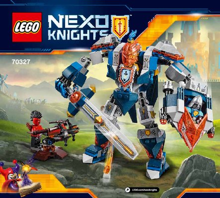 Istruzioni per la Costruzione - LEGO - NEXO KNIGHTS - 70327 - MDP – Il Mega-robot del Re: Page 1