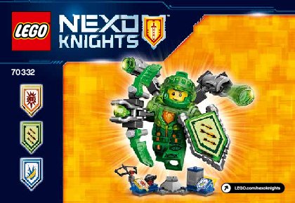 Istruzioni per la Costruzione - LEGO - NEXO KNIGHTS - 70332 - ULTIMATE Aaron: Page 1