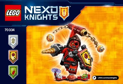 Istruzioni per la Costruzione - LEGO - NEXO KNIGHTS - 70334 - Ultimate Beast Master: Page 1