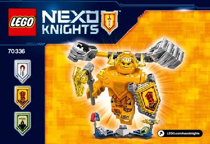 Istruzioni per la Costruzione - LEGO - NEXO KNIGHTS - 70336 - Ultimate Axl: Page 1