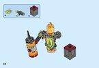 Istruzioni per la Costruzione - LEGO - NEXO KNIGHTS - 70339 - Ultimate Flama: Page 24