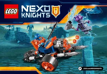 Istruzioni per la Costruzione - LEGO - NEXO KNIGHTS - 70347 - Artiglieria della Guardia Reale: Page 1