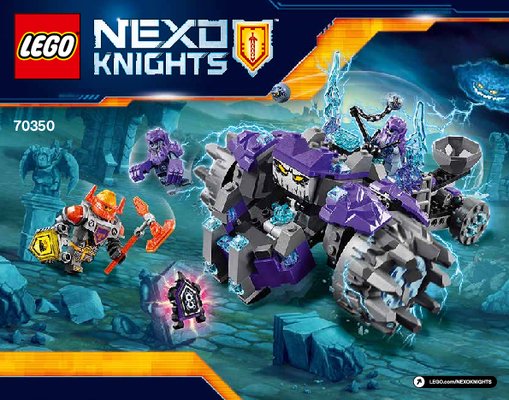 Istruzioni per la Costruzione - LEGO - NEXO KNIGHTS - 70350 - Tre Fratelli: Page 1