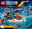 Istruzioni per la Costruzione - LEGO - NEXO KNIGHTS - 70351 - Il Falcon Fighter di Clay: Page 1