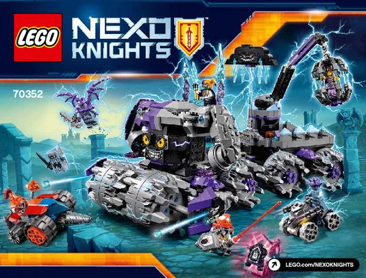 Istruzioni per la Costruzione - LEGO - NEXO KNIGHTS - 70352 - Il quartier generale di Jestro: Page 1