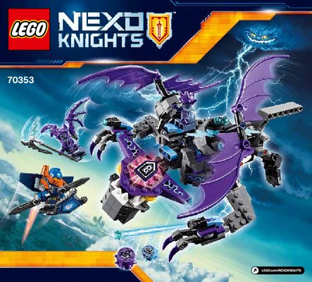 Istruzioni per la Costruzione - LEGO - NEXO KNIGHTS - 70353 - Heligoyle: Page 1