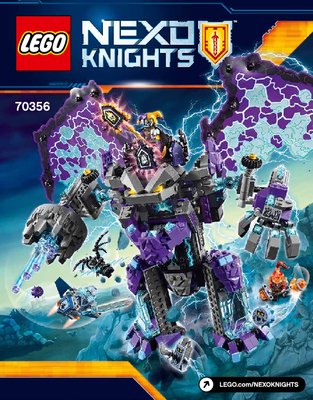 Istruzioni per la Costruzione - LEGO - NEXO KNIGHTS - 70356 - Colosso di Pietra: Page 1