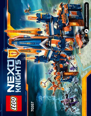 Istruzioni per la Costruzione - LEGO - NEXO KNIGHTS - 70357 - Castello di Knighton: Page 1