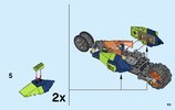 Istruzioni per la Costruzione - LEGO - NEXO KNIGHTS - 70358 - Slizer di Aaron: Page 63