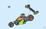 Istruzioni per la Costruzione - LEGO - NEXO KNIGHTS - 70358 - Slizer di Aaron: Page 69