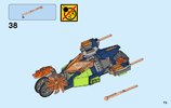 Istruzioni per la Costruzione - LEGO - NEXO KNIGHTS - 70358 - Slizer di Aaron: Page 73