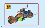 Istruzioni per la Costruzione - LEGO - NEXO KNIGHTS - 70358 - Slizer di Aaron: Page 74