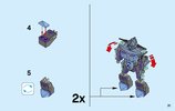 Istruzioni per la Costruzione - LEGO - NEXO KNIGHTS - 70359 - Lance contro Lightening: Page 31