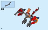 Istruzioni per la Costruzione - LEGO - NEXO KNIGHTS - 70361 - Dragone sgancia-robot di Macy: Page 28