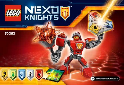 Istruzioni per la Costruzione - LEGO - NEXO KNIGHTS - 70363 - Macy da battaglia: Page 1