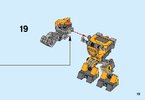 Istruzioni per la Costruzione - LEGO - NEXO KNIGHTS - 70365 - Axl da battaglia: Page 19