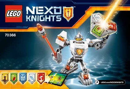 Istruzioni per la Costruzione - LEGO - NEXO KNIGHTS - 70366 - Lance da battaglia: Page 1