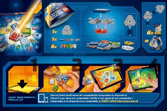 Istruzioni per la Costruzione - LEGO - NEXO KNIGHTS - 70372 - Combo NEXO Powers_Wave 1: Page 1