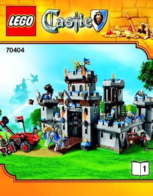 Istruzioni per la Costruzione - LEGO - Castle - 70404 - Castello del Re: Page 1