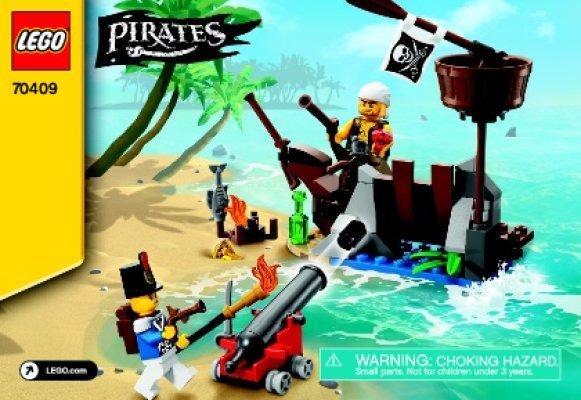 Istruzioni per la Costruzione - LEGO - Pirates - 70409 - La difesa del relitto: Page 1