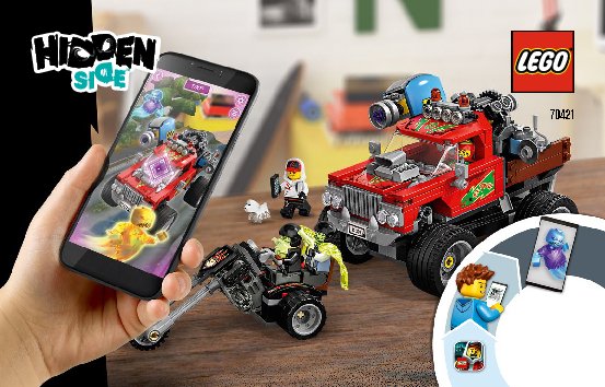 Istruzioni per la Costruzione - LEGO - 70421 - El Fuego's Stunt Truck: Page 1