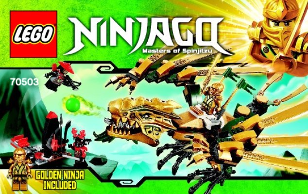 Istruzioni per la Costruzione - LEGO - NINJAGO - 70503 - Il Dragone d'oro: Page 1