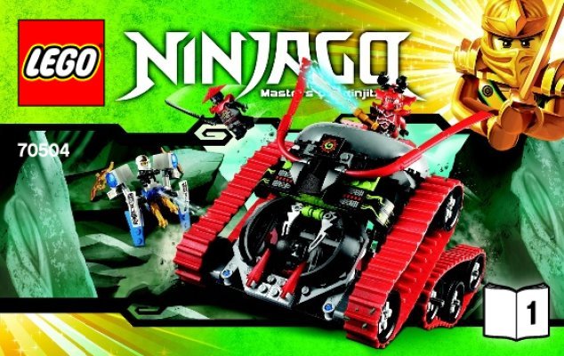 Istruzioni per la Costruzione - LEGO - NINJAGO - 70504 - Garmatron: Page 1