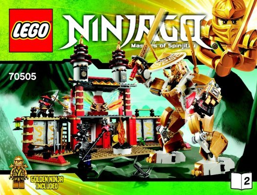 Istruzioni per la Costruzione - LEGO - NINJAGO - 70505 - Il Tempio della Luce: Page 1