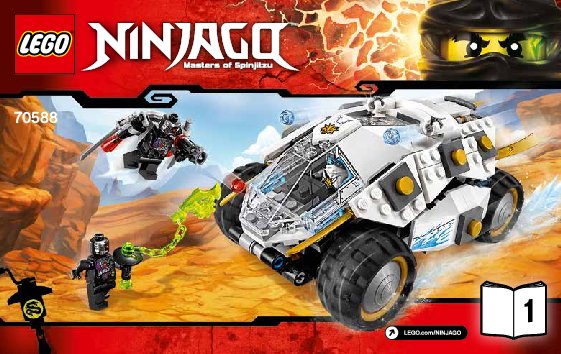 Istruzioni per la Costruzione - LEGO - NINJAGO - 70588 - Tumbler di titanio Ninja: Page 1