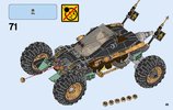 Istruzioni per la Costruzione - LEGO - NINJAGO - 70589 - Rock Roader: Page 49