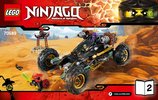 Istruzioni per la Costruzione - LEGO - NINJAGO - 70589 - Rock Roader: Page 1