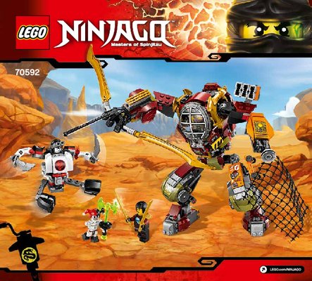 Istruzioni per la Costruzione - LEGO - NINJAGO - 70592 - M.E.C. di salvataggio: Page 1