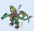 Istruzioni per la Costruzione - LEGO - NINJAGO - 70593 - Dragone NRG verde: Page 74