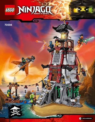 Istruzioni per la Costruzione - LEGO - NINJAGO - 70594 - Assedio al faro: Page 1