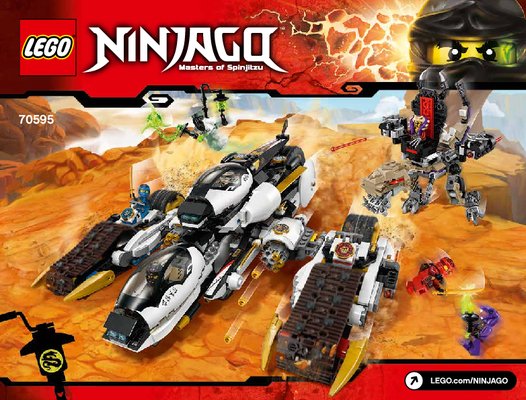 Istruzioni per la Costruzione - LEGO - NINJAGO - 70595 - Raider ultra sonico: Page 1