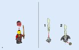 Istruzioni per la Costruzione - LEGO - NINJAGO - 70600 - Inseguimento sulla moto dei Ninja: Page 4