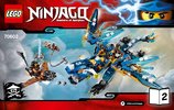 Istruzioni per la Costruzione - LEGO - NINJAGO - 70602 - Il Dragone elementale di Jay: Page 1