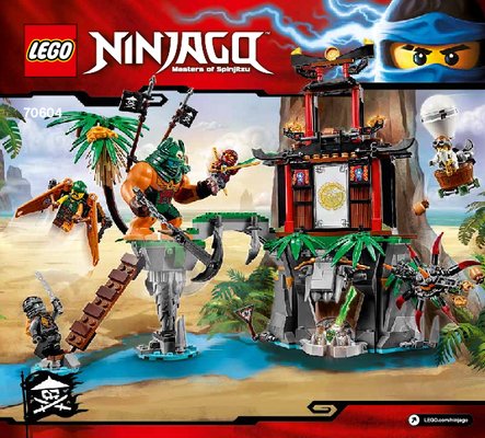 Istruzioni per la Costruzione - LEGO - NINJAGO - 70604 - Isola di Tiger Widow: Page 1