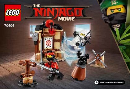 Istruzioni per la Costruzione - LEGO - THE LEGO NINJAGO MOVIE - 70606 - Addestramento Spinjitzu: Page 1