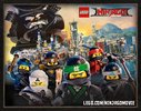 Istruzioni per la Costruzione - LEGO - THE LEGO NINJAGO MOVIE - 70608 - Cascate del Maestro: Page 71