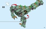 Istruzioni per la Costruzione - LEGO - THE LEGO NINJAGO MOVIE - 70612 - Drago Mech Ninja verde: Page 73