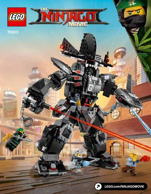 Istruzioni per la Costruzione - LEGO - THE LEGO NINJAGO MOVIE - 70613 - Garmadon Squalo Mech: Page 1