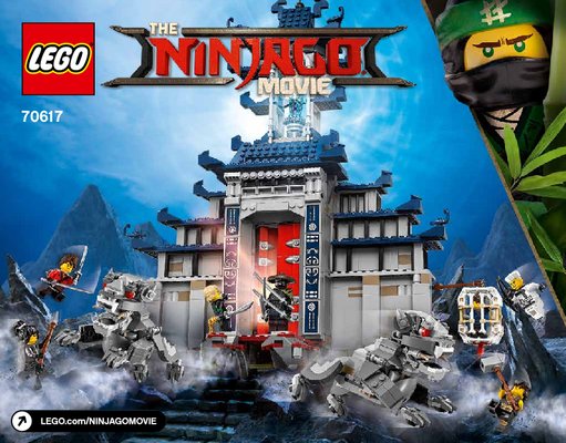 Istruzioni per la Costruzione - LEGO - THE LEGO NINJAGO MOVIE - 70617 - Tempio delle Armi Finali: Page 1