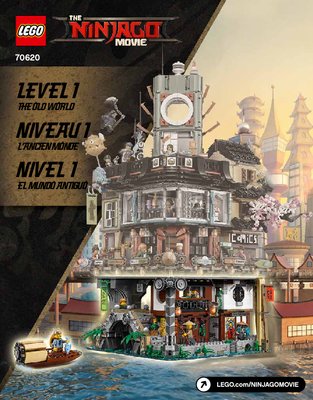 Istruzioni per la Costruzione - LEGO - THE LEGO NINJAGO MOVIE - 70620 - NINJAGO® City: Page 1