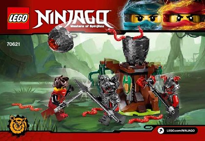 Istruzioni per la Costruzione - LEGO - NINJAGO - 70621 - L'attacco di Vermillion: Page 1