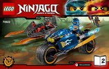 Istruzioni per la Costruzione - LEGO - NINJAGO - 70622 - Fulmine del deserto: Page 1