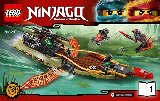 Istruzioni per la Costruzione - LEGO - NINJAGO - 70623 - Ombra del destino: Page 1