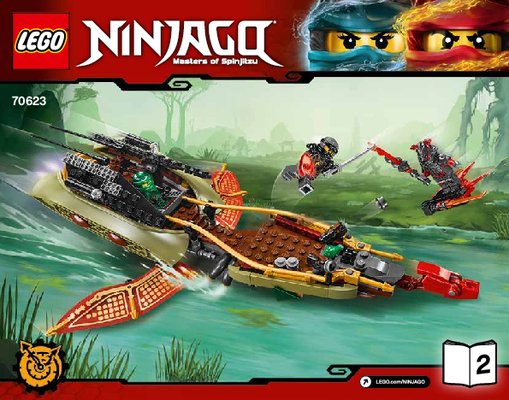 Istruzioni per la Costruzione - LEGO - NINJAGO - 70623 - Ombra del destino: Page 1